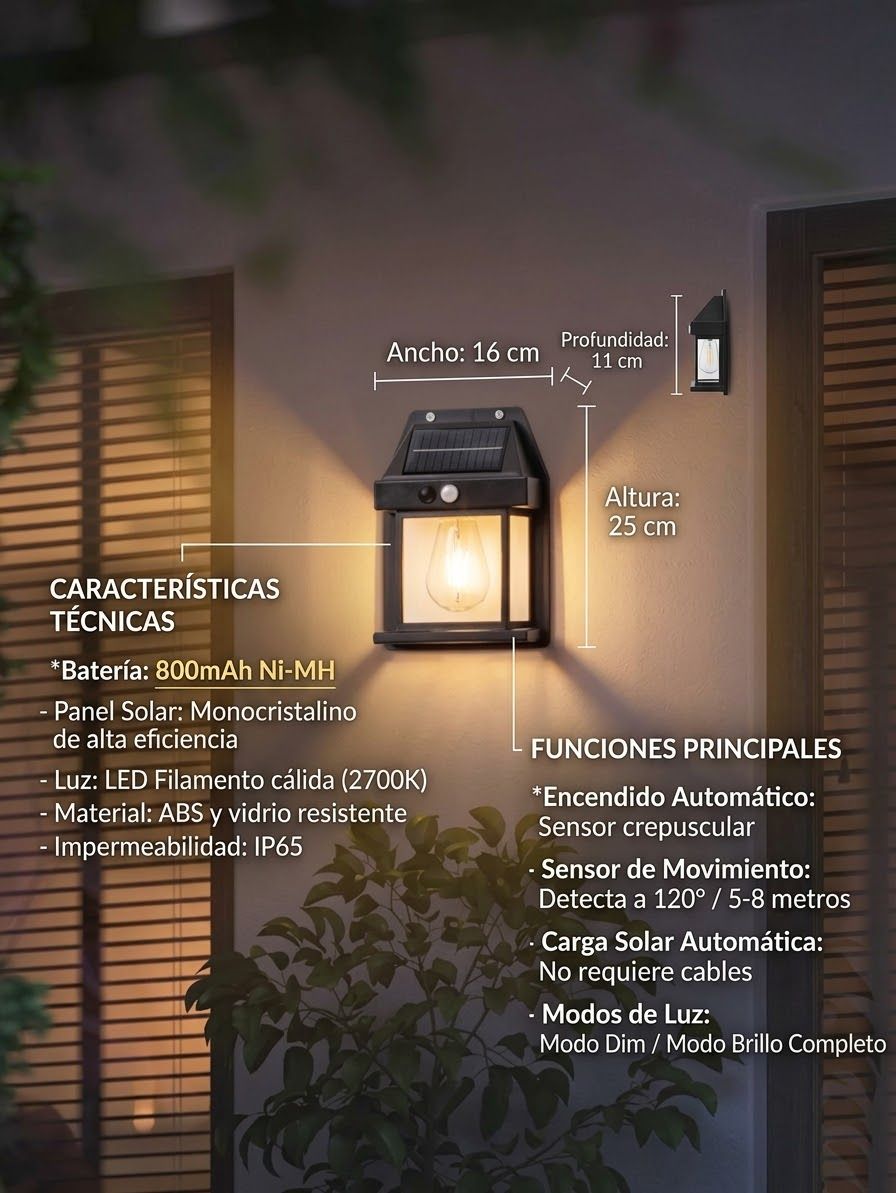 lampara solar