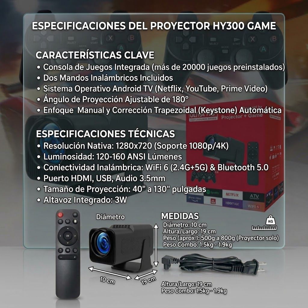 proyector hy300 Game