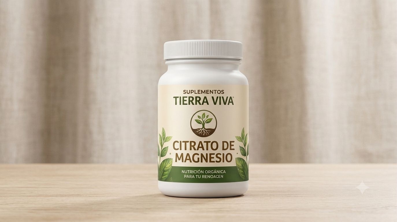 Citrato de magnesio en polvo