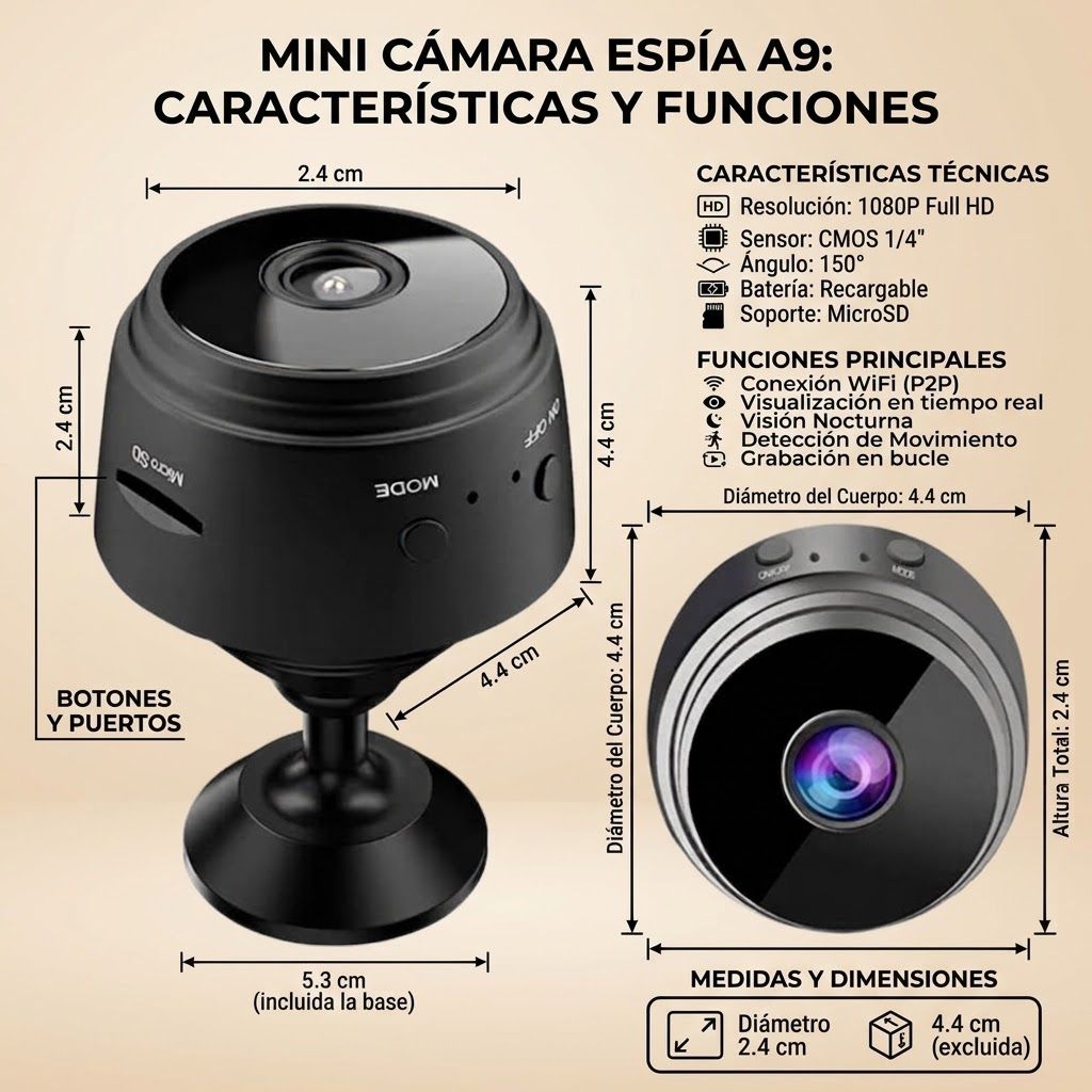 Mini cámara A9