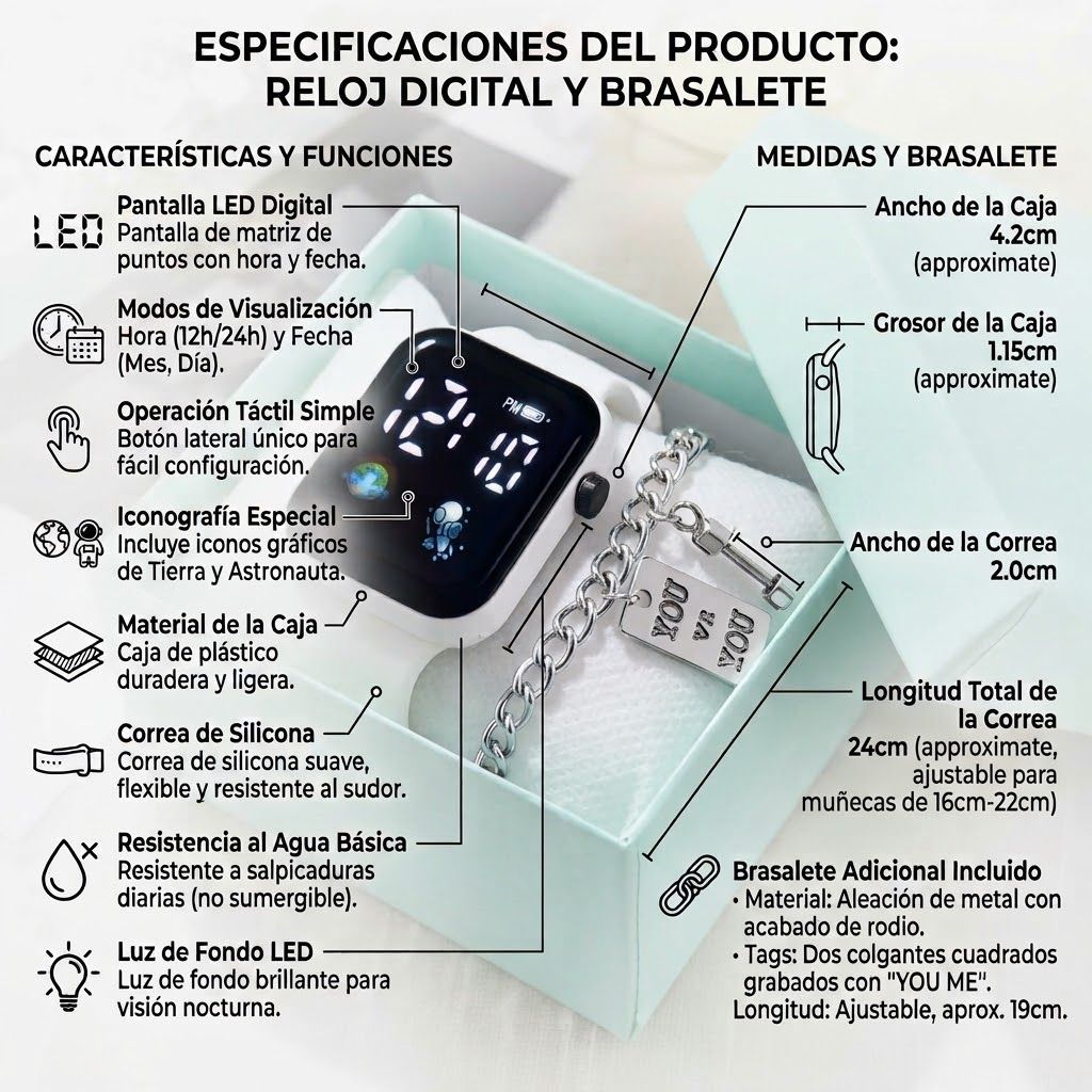 Reloj con pulsera