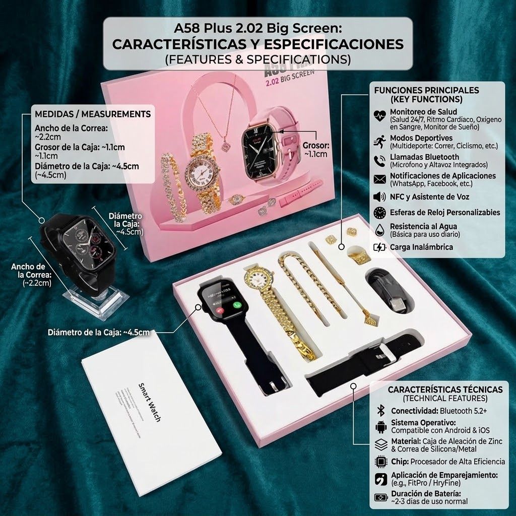 Reloj pulsera A58