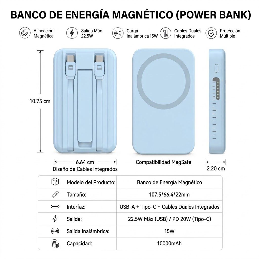 Power Bank con Magsafe
