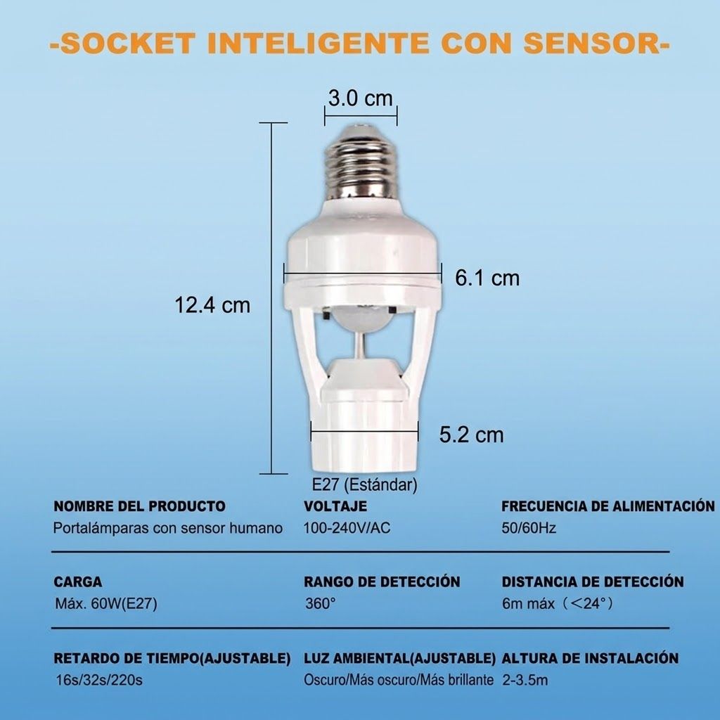 Socket inteligente con sensor